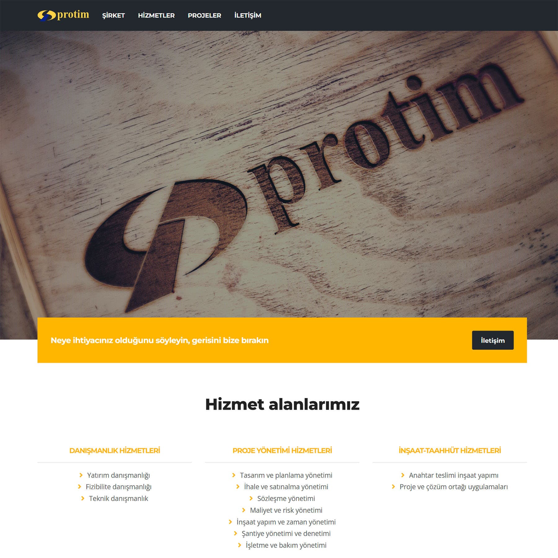 Protim İnternet Sitesi