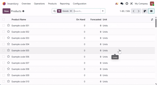Odoo - List View Infinite Scroll